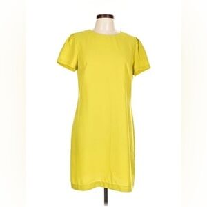 Banana Republic Chartreuse Shift Dress